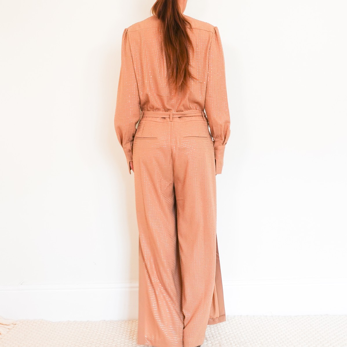 RELOVED AGAIN | Reiss jumpsuit sparkle M RRP £270